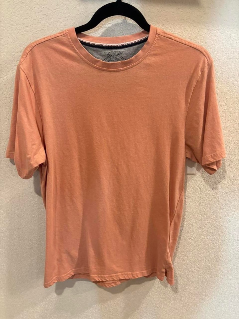 Weatherproof Short Sleeve Crew Tee in Peach